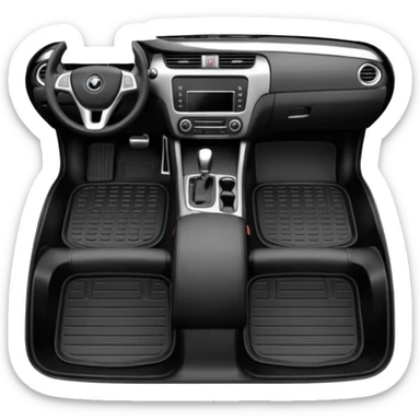 car floor mats sticker