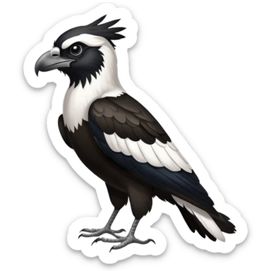 Collingwood magpie standing on wext coast eagle sticker