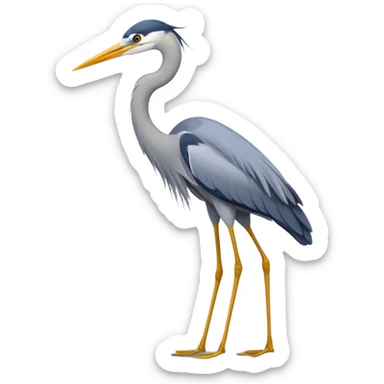  bird heron sticker