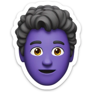 purple man avanger sticker