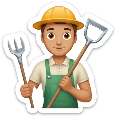 ames gardenHoe  sticker