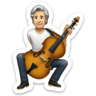 John mclaughlin qui joue de la trompette sticker