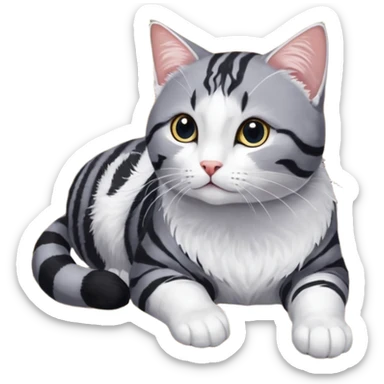 Кот с звездами в глазах sticker