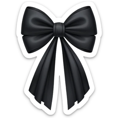 Lazo Negro luto para whatsapp sticker