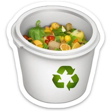 food waste sticker