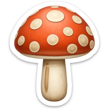 Mushroom sticker