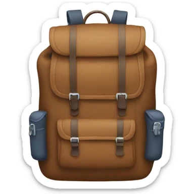 Travelers backpack sticker