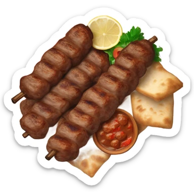 Traditional Sarajevo cevapi  sticker
