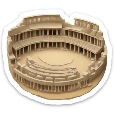 Ancient Greek theatre  sticker