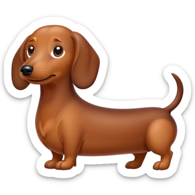 Sausage dog  sticker