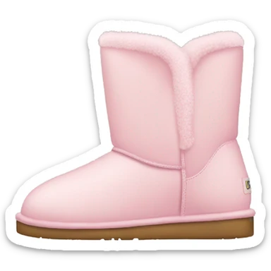 light pink uggs sticker