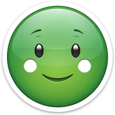 🟢 VIP text add this green round sticker