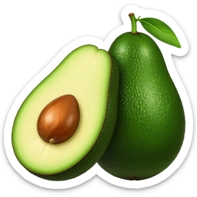 a full Avocado sticker