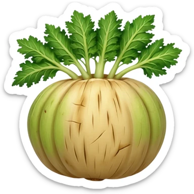 celery root without green parts sticker