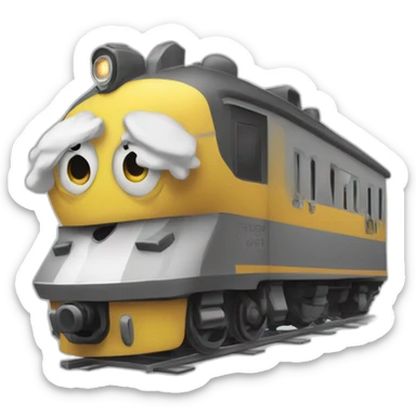 Hype train sticker