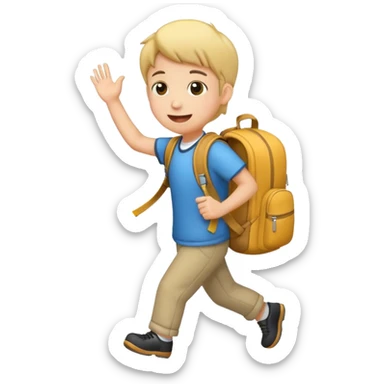 Je vais à l’école  sticker