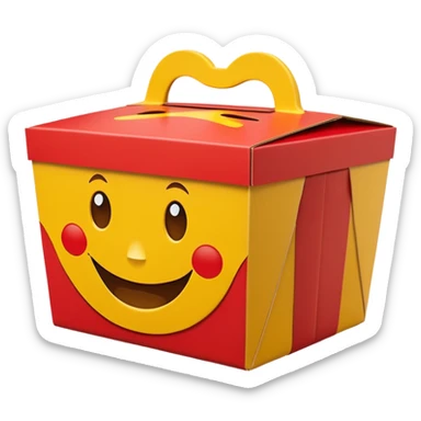 McDonald happy meal sticker