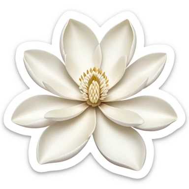 magnolia flower sticker