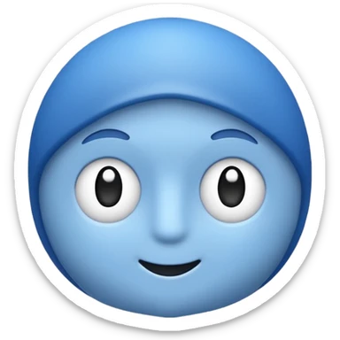 Verificación azul con un chulito blanco  que el emoji s|a sticker