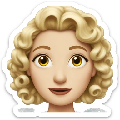 Glinda from the wicked movie sticker