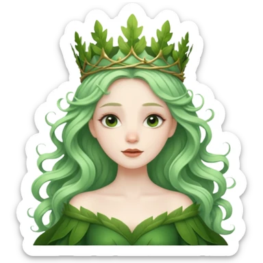forest queen sticker