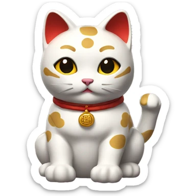 Maneki neko sticker