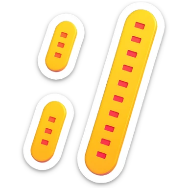 pause button emoji with two vertical stripes side by side as the pause symbol, energetic, dynamic, vibrant colors, sense of urgency sticker