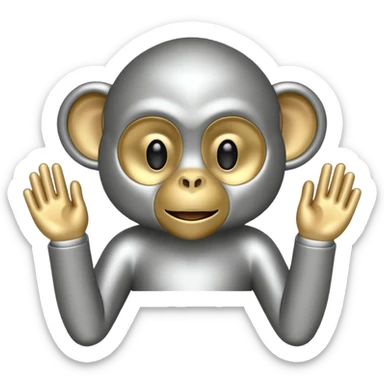 EDM Monkey  sticker