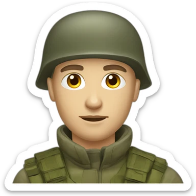 Russian soldier in Ukraine sticker