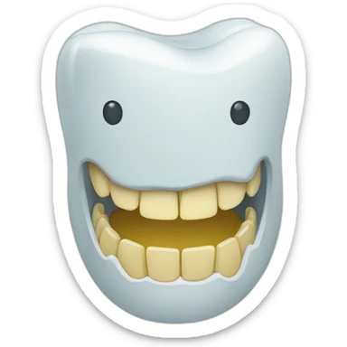 escova de dente sticker