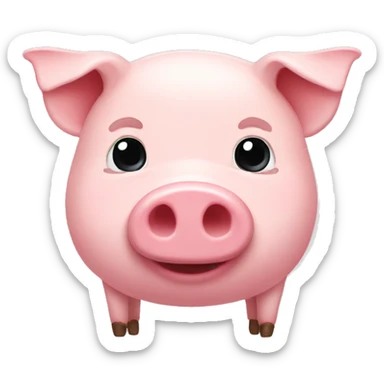 Oink sticker