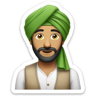 punjab guy in turban sticker