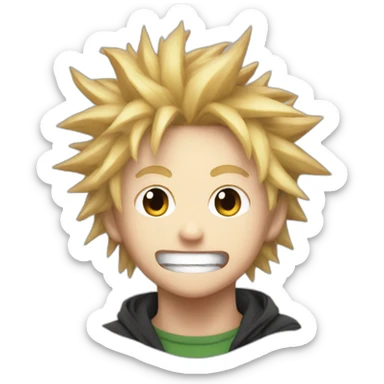 Bakugo explode sticker