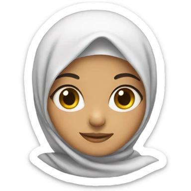 Muslim girl sticker
