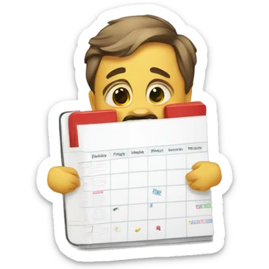 Agenda Planner  sticker