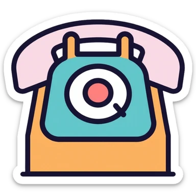 telephone sticker