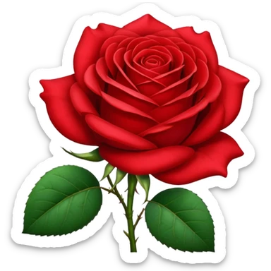 Çiçek gül sticker