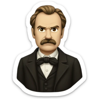 nietzsche sticker
