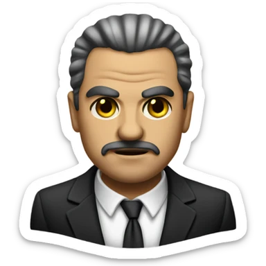 Mafia boss sticker