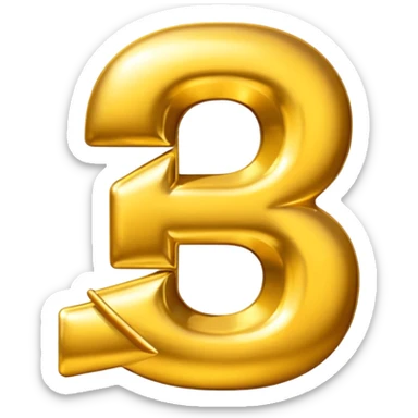 30th birthday number sticker