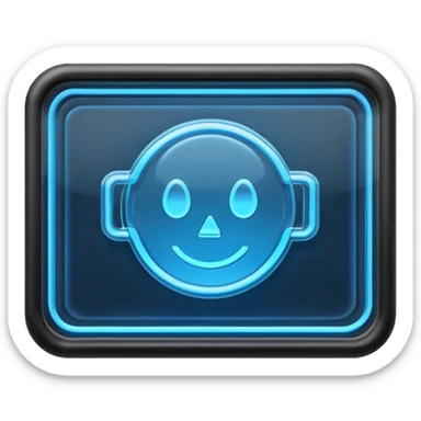  a rectangular neon sign that says RAID sticker