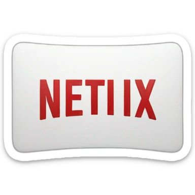 netflix logo sticker