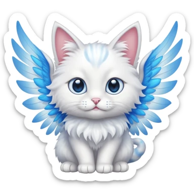 Gatto magico volante  sticker