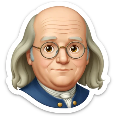 Benjamin Franklin sticker