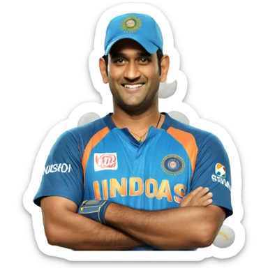 ms dhoni sticker