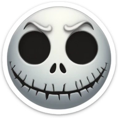 Jack skellington sticker