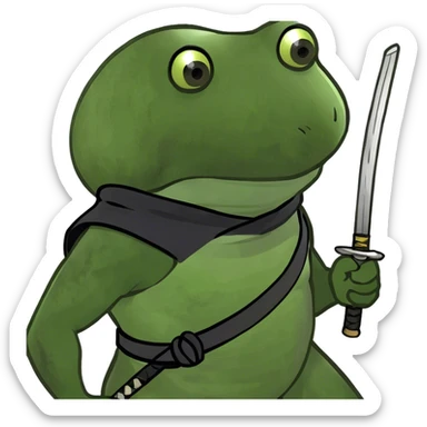 frog-assasin sticker