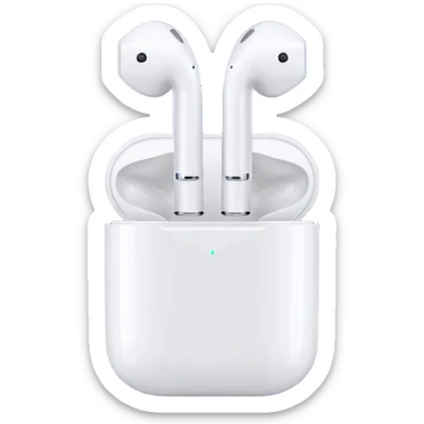 apple ear pods sticker