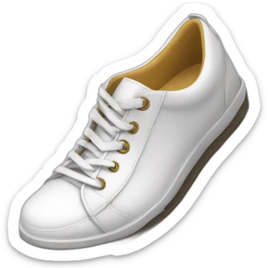 Chaussures or sticker