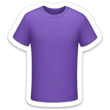 T-shirt violet sticker